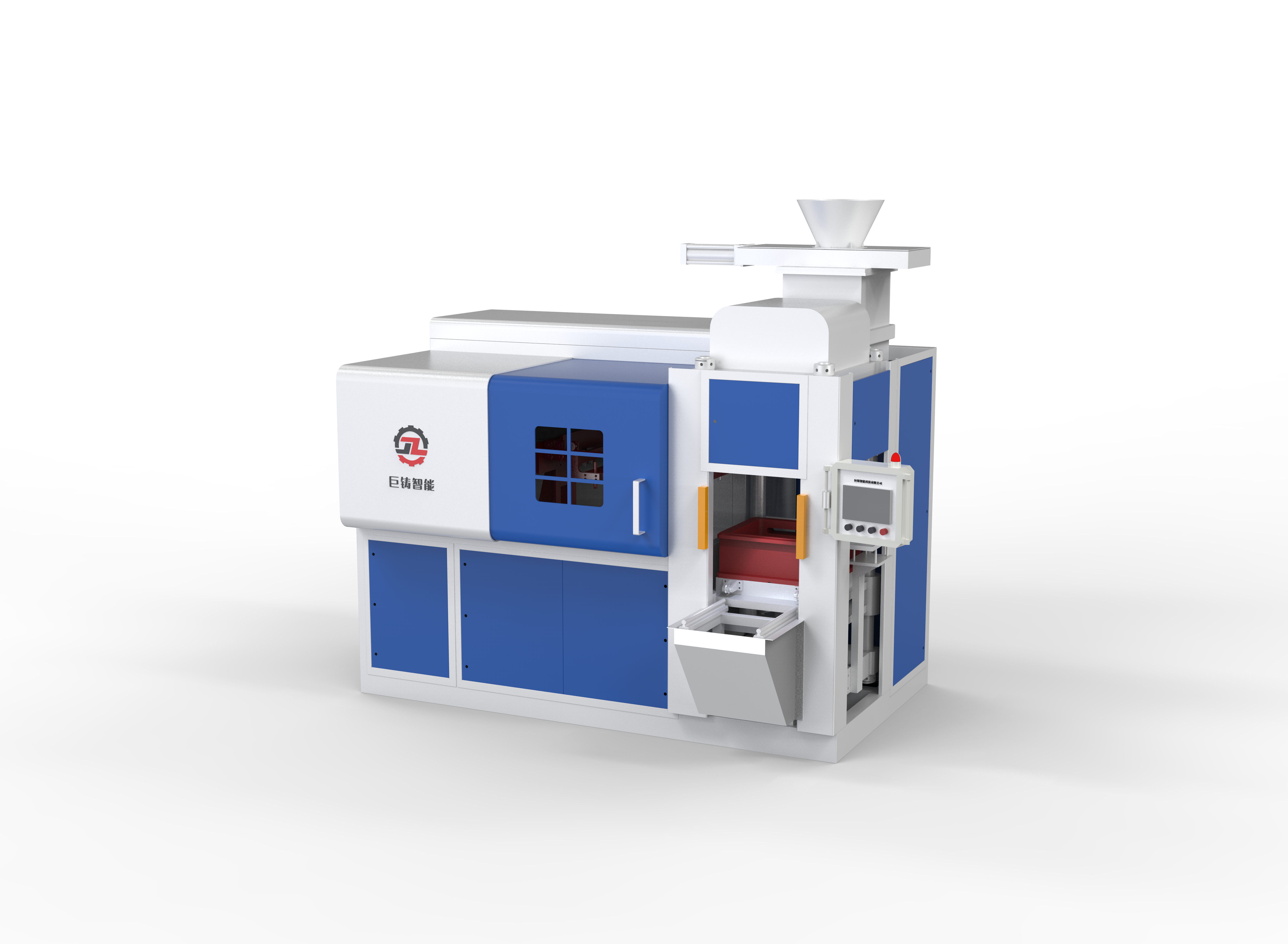 全自动侧面射砂下箱滑出造型机